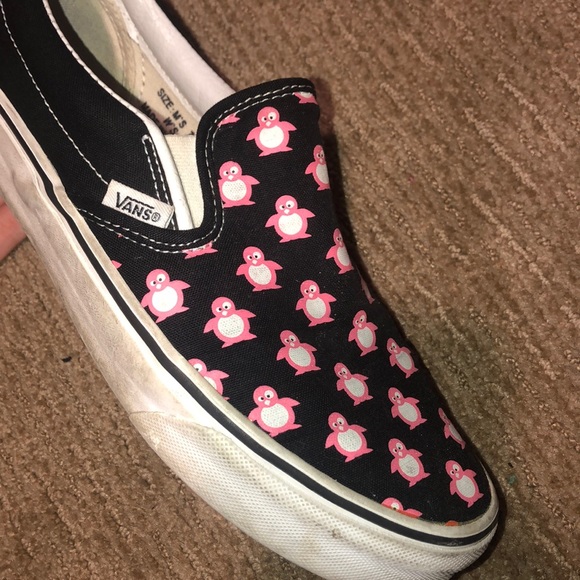 penguin slip ons
